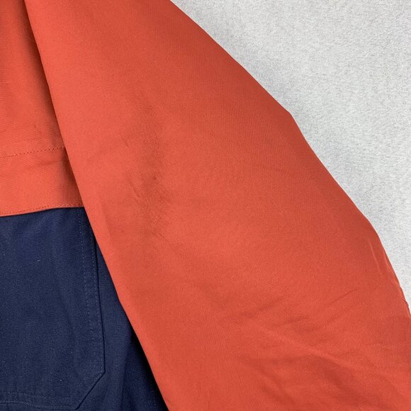 Burton Mens Squire Jacket Small Red Blue Full Zip Hooded Snowboarding Dryride - Picture 4 of 16